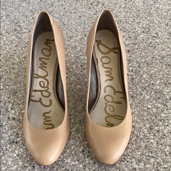 Sam Edelman Shoes | Sam Edelman Nude Pumps | Poshmark